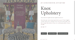 Desktop Screenshot of knoxupholstery.com